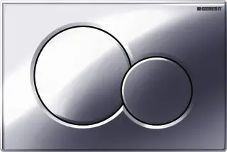 Geberit Sigma 01 Кнопка смыва для инсталляции, пластиковая, цвет: хром глянцевый 115.770.21.5