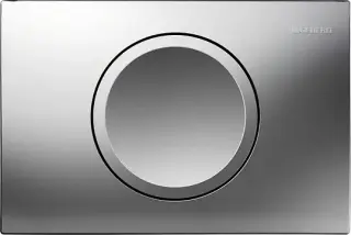 Geberit Delta 11 Кнопка смыва для интсалляции, пластик, 1 режим, цвет: хром матовый 115.120.46.1