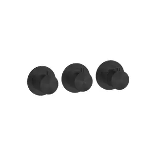 Gessi 316 Bath-Shower Термостат для ванны встраиваемый на 2 потребителя, цвет: matte black 54334#299