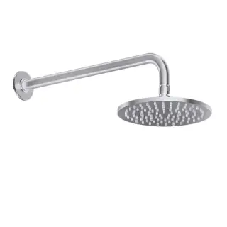 Gessi Inciso Верхний душ 20 см 1 вид струи, кронштейн настенный 40,5 см, цвет: finox brushed nickel 58148#149