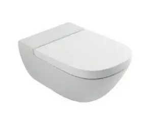 Globo Stockholm Унитаз подвесной безободковый, с креплением, 37x58 см, цвет: белый глянцевый LAS04BI