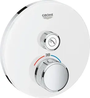 Grohe Grohtherm SmartControl Термостатический смес. для душа встраив., внеш. часть, цвет: белая луна 29150LS0