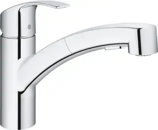 Grohe Eurosmart Смеситель для кухни, выдвижной излив, цвет: хром 30305000