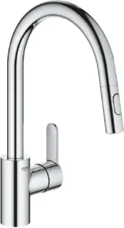 Grohe Eurostyle Cosmopolitan Смеситель для кухни, с выдвижным изливом, цвет: хром 31482003