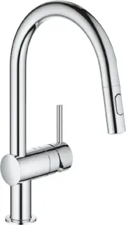 Grohe Minta Смеситель для кухни, с выдвижным изливом, цвет: хром 32321002