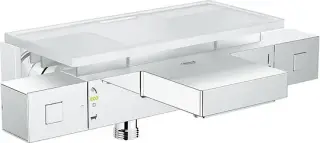 Grohe Grohtherm Cube Термостатический смеситель для ванны накладной, с полочкой, цвет: хром 34502000