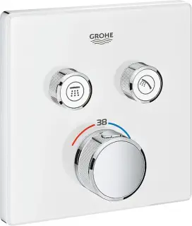 Grohe Grohtherm SmartControl Термостатический смес. для душа встраив., внеш. часть, цвет: белая луна 29156LS0