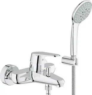 Grohe Eurodisc Cosmopolitan Смеситель для ванны, накладной, с ручным душем, цвет: хром 33395002