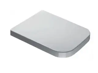 GSI Traccia Крышка-сиденье для унитаза с микролифтом, крепление хром, цвет: белый глянцевый MS69CN11