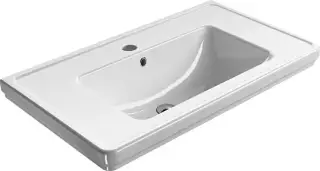 GSI Classic Раковина подвесная 90x50 см, 1 отверстие, с переливом, без д/к, цвет: белый глянцевый 8788111