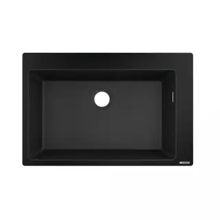 Hansgrohe S51 Кухонная мойка встраиваемая сверху 1 чаша 77x51 см, цвет: черный графит 43313170