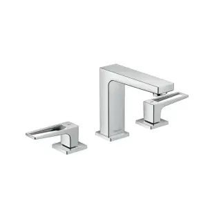 Hansgrohe Metropol Смеситель для раковины на 3 отверстия двухвентильный, цвет: хром 74514000