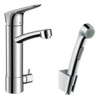 Hansgrohe Logis Смеситель для раковины однорычажный с гигиеническим душем, цвет: хром 31515000