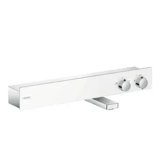 Hansgrohe ShowerTablet Термостат для ванны BM 62 см, излив 19,5 см, цвет: хром/белый 13109400