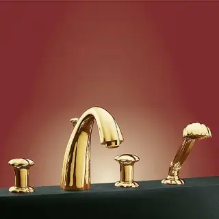 Jorger Florale Lotos Minarett Смеситель для ванны, цвет: золото 600.40.100.020