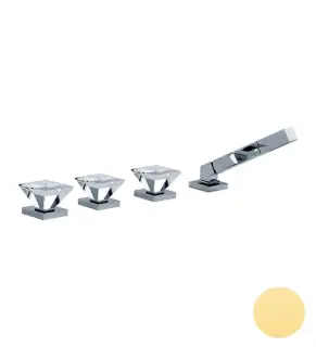 Jorger Empire Royal Смеситель для ванны на борт, без излива, цвет: золото 626.40.150.020