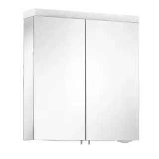 Keuco Royal Reflex New Зеркальный шкаф с двойной подсветкой 65х70хh15 см, цвет: Белый 24202 171301
