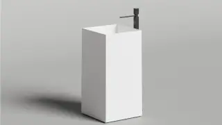 Salini Armonia Square 01 S-Sense Раковина напольная, квадратная 45х45х90h см цвет: по RAL, глянцевый 130511GF