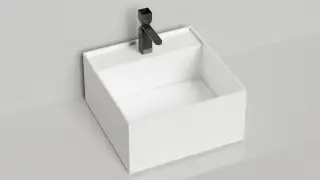 Salini Armonia Square Top 02 S-Stone Раковина чаша, квадратная, 45х45х25h см, цвет: по RAL, матовый 130522TMF