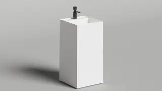 Salini Armonia Square Top 01 S-Sense Раковина напольная, 45х45х90h см, цвет: по RAL, глянцевый 130511TGF