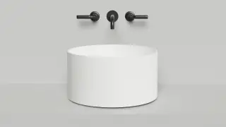 Salini Armonia Round 02 S-Sense Раковина чаша, круглая, 45х45х25h см, цвет: по RAL, глянцевый 130412GF