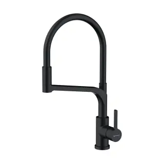 Omoikiri Sinto 2 Plus-GB-BL Смеситель для кухни с гибким изл. и подкл. фильтра, графит/черный 4994377