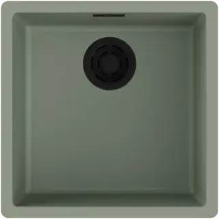 Omoikiri Yamakawa 45-Integra-WG Кухонная мойка Artceramic 45,6x45,6 см, цвет: wind green 4997247