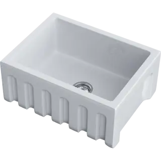 Omoikiri Mikura 61-WH Glossy Кухонная мойка Natceramic 61x46 см, цвет: белый 4993257