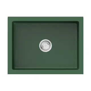Omoikiri Mikura 61-RG Matt Кухонная мойка Natceramic 61x46 см, цвет: royal green 4911256