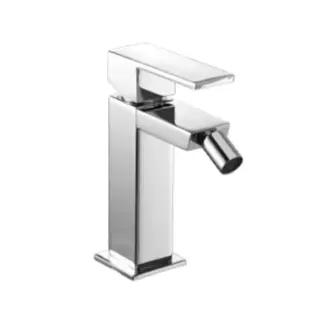 Maier Kuadrat Смеситель для биде, на 1 отв., с донным клапаном, цвет: хром 48 011CR