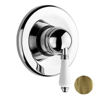 Nicolazzi Petit Mont Blanc Внешняя часть встр. смесителя для душа, 1 источник, цвет: бронза 3406BZ76