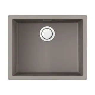 Omoikiri Yamakawa 55-U/I-GR Кухонная мойка Artceramic 55,6x45,6 см, цвет: leningrad grey 4993777