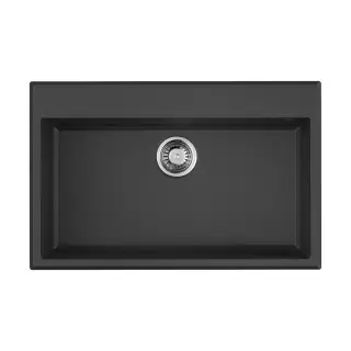 Omoikiri Tedori 79-BL Кухонная мойка Tetogranit 79x51 см, цвет: черный 4993948