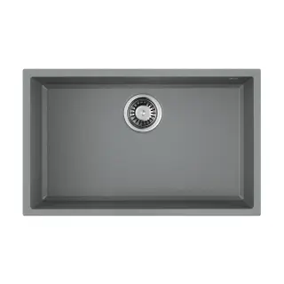 Omoikiri Tedori 66-U-GR Кухонная мойка Tetogranit 66x42 см, цвет: leningrad grey 4993541