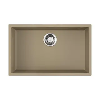 Omoikiri Tedori 66-U-CH Кухонная мойка Tetogranit 66x42 см, цвет: шампань 4993977