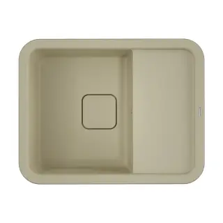 Omoikiri Tasogare 65-BE Кухонная мойка Artgranit 65x51 см, цвет: ваниль 4993479