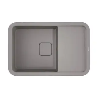 Omoikiri Tasogare 78-GR Кухонная мойка Artgranit 78x51 см, цвет: leningrad grey 4993748