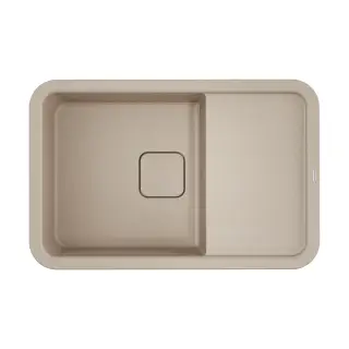 Omoikiri Tasogare 78-SA Кухонная мойка Artgranit 78x51 см, цвет: бежевый 4993751