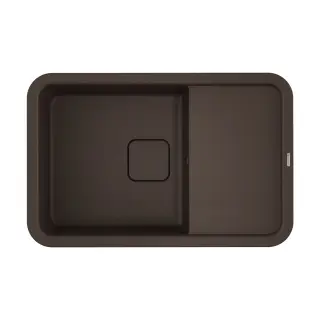 Omoikiri Tasogare 78-DC Кухонная мойка Artgranit 78x51 см, цвет: темный шоколад 4993749
