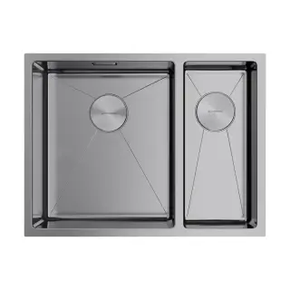 Omoikiri Taki 58-2-U/IF-L-IN Кухонная мойка нерж. сталь 58,5x44 см, цвет: нержавеющая сталь 4993768