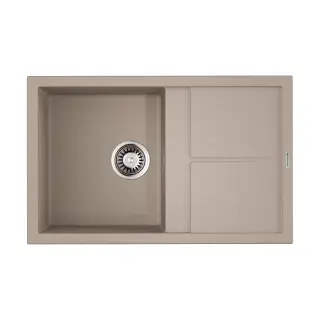 Omoikiri Sumi 79-SA Кухонная мойка Tetogranit 79x50 см, цвет: бежевый 4993664
