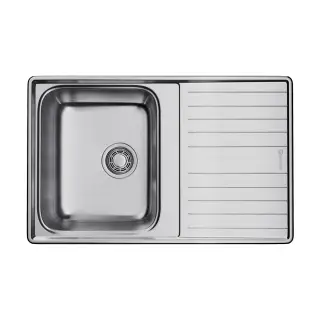 Omoikiri Sagami 79-IN Кухонная мойка нерж. сталь 79x50 см, цвет: нержавеющая сталь 4993735
