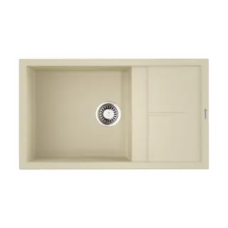 Omoikiri Sumi 86-BE Кухонная мойка Tetogranit 86x50 см, цвет: ваниль 4993647