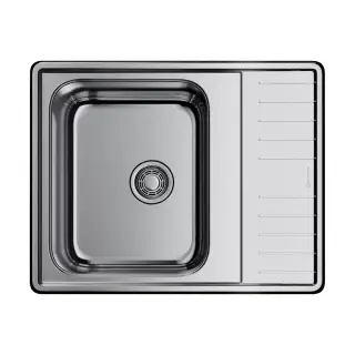 Omoikiri Sagami 63-IN Кухонная мойка нерж. сталь 63x50 см, цвет: нержавеющая сталь 4993732