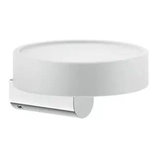 Gessi Rilievo Мыльница с керамической чашей, подвесная, цвет: chrome 59501#031