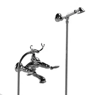 Stella Italica Leve Смеситель для ванны 3274/305/6 с ручным душем, цвет хром IL 02204 CR00