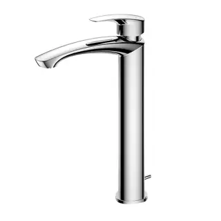 Toto GM Смеситель для раковины высокий, на 1 отв., со сливным клапаном, цвет: хром TLG09305R