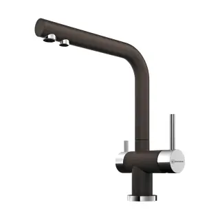 СНЯТО Omoikiri Nagano-DC Смеситель для кухни с возм. подключить фильтр, цвет: темный шоколад СНЯТО 4994048