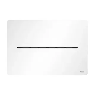 Tece Solid Кнопка смыва для унитаза антивандальная, металл, бесконтактная, цвет: белый матовый 9240453