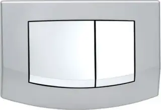 Tece Ambia Кнопка смыва для унитаза, пластик, цвет: хром матовый/хром глянцевый 9240253